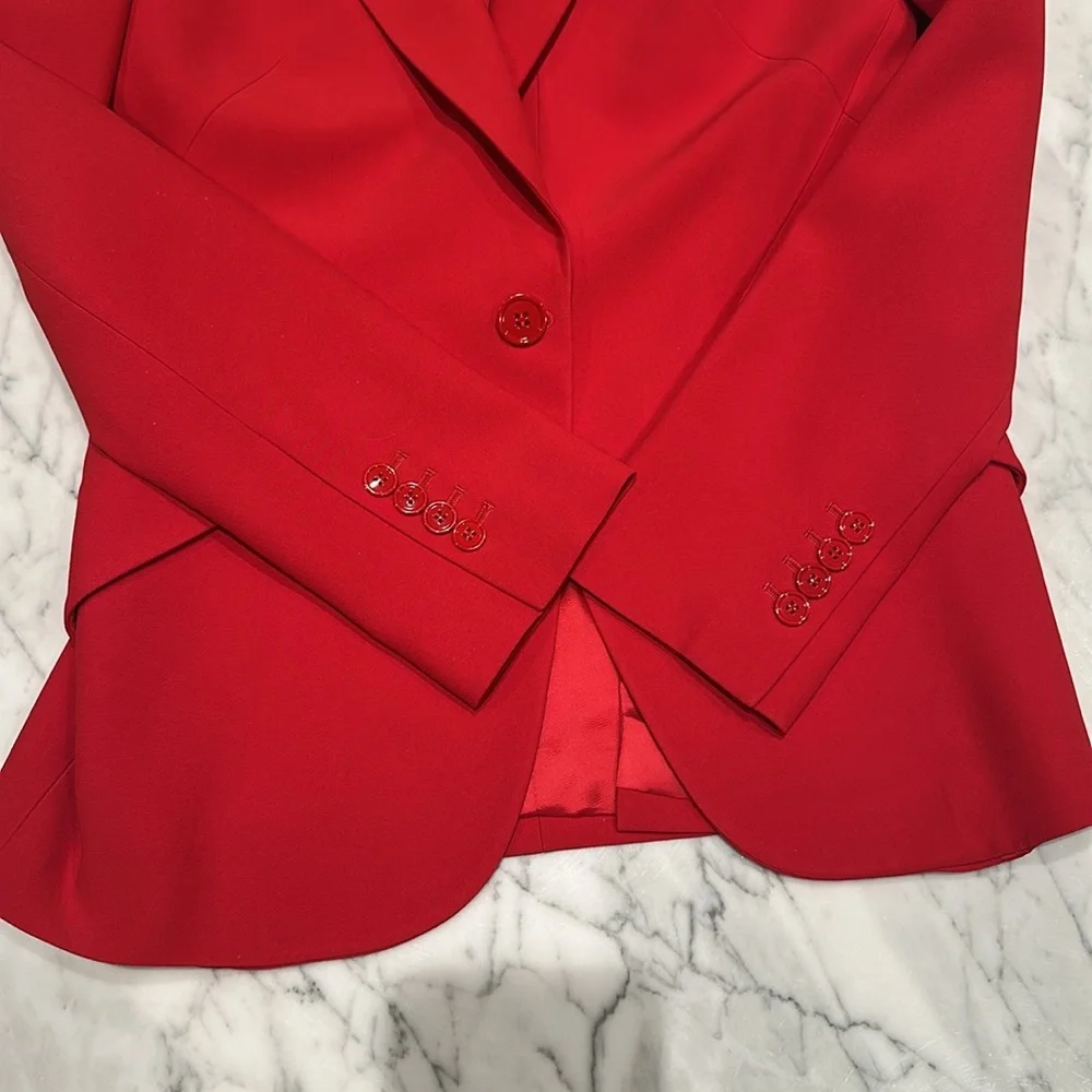 McQueen Alexander McQueen Leaf Crepe Jacket
